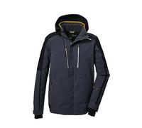 killtec Homme Ksw 69 Mn Jckt Veste De Ski Fonctionnelle Avec Capuche Amovible Et Jupe Pare-neige, Dark Steel Blue, XL EU
