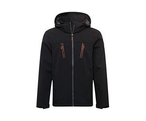 killtec Homme Male Veste softshell/veste d'extérieur avec capuche zippée KOW 163 MN SFTSHLL JCKT KOW 163 MN SFTSHLL JCKT, schwarz, L, 37711-000
