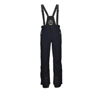 killtec Homme Pantalon de Ski/Fonctionnel avec Bretelles Amovibles, Protection des Bords et Jupe Pare-Neige KSW 100 ENOSH MN Ski PNTS, Schwarz Blau, 3XL, 43431-000