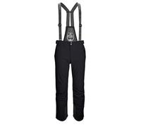 killtec Homme Pantalon de Ski/Pantalon à Bretelles de Ski avec bavette Amovible et Protection des carres Larok, Schwarz Blau, L, 35244-000