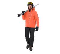killtec Homme Pantalon de Ski/Pantalon Fonctionnel avec Bretelles Amovibles, Protection des Bords, Jupe Pare-Neige et Ventilation des Jambes KSW 82 MN Ski PNTS, Schwarz, XL, 43443-000