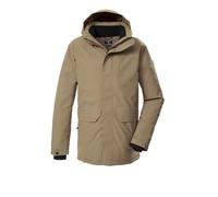 killtec Homme Parka outdoor/parka fonctionnelle avec capuche amovible KOW 85 MN PRK, taupe, M, 43331-000