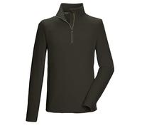 Killtec Homme T-Shirt en Polaire avec col Montant et Fermeture éclair KSW 99 MN FLC SHRT, dunkelolive, 4XL, 40878-000