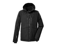 killtec Homme Veste de ski/fonctionnelle avec capuche, jupe pare-neige et ventilation sous les bras KSW 55 MN SKI JCKT, schwarz, L, 43439-000