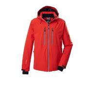 killtec Homme Veste de ski/veste fonctionnelle avec capuche amovible et jupe pare-neige KSW 466 MN SKI JCKT, dunkelorange, M, 43451-000
