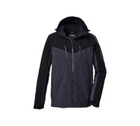 killtec Homme Veste de ski/veste fonctionnelle avec capuche et jupe pare-neige KSW 441 MN SKI JCKT, dunkel stahlblau, M, 43159-000