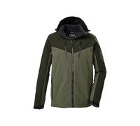 killtec Homme Veste de ski/veste fonctionnelle avec capuche et jupe pare-neige KSW 441 MN SKI JCKT, oliv, L, 43159-000