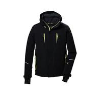 killtec Homme Veste de ski/veste fonctionnelle avec capuche, ventilation sous les bras et jupe pare-neige KOW 26 MN JCKT, schwarz, L, 41931-000