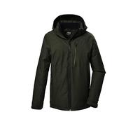 killtec Homme Veste fonctionnelle/de plein air avec capuche amovible KOW 7 MN JCKT, dark moss, S, 41845-000