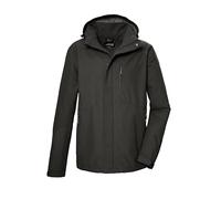 killtec Homme Veste fonctionnelle imperméable/veste outdoor avec capuche amovible KOS 256 MN JCKT_CARLEB, grünanthrazit, XXL, 43280-000