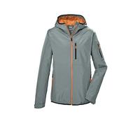 killtec Homme Veste fonctionnelle/Veste de pluie légère avec capuche, pliable KOS 110 MN JCKT, blaugrau, S, 42956-000