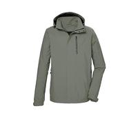killtec Homme Veste fonctionnelle/veste outdoor imperméable avec capuche amovible KOS 52 MN JCKT, helloliv, M, 42815-000