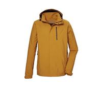 killtec Homme Veste fonctionnelle/veste outdoor imperméable avec capuche amovible KOS 52 MN JCKT, inka gold, S, 42815-000