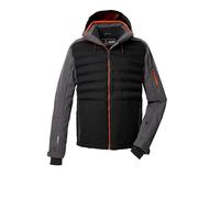 killtec Homme Veste hybride/instantanée avec capuche amovible et jupe pare-neige KSW 72 MN SKI JCKT, schwarz, L, 43435-000