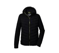 killtec Homme Veste matelassée/veste fonctionnelle avec capuche et jupe pare-neige KOW 13 MN QLTD JCKT, schwarz, S, 41921-000