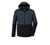 killtec Homme Veste matelassée/veste fonctionnelle avec capuche KOW 3 MN JCKT, schwarz, M, 41831-000