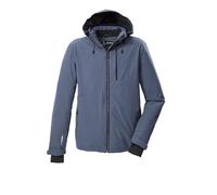killtec Homme Veste outdoor/fonctionnelle avec capuche détachable et jupe pare-neige KSW 24 MN SKI JCKT, stahl, S, 43429-000