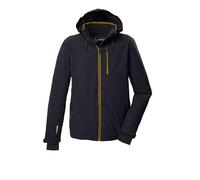 killtec Homme Veste outdoor/fonctionnelle avec capuche détachable et jupe pare-neige KSW 24 MN SKI JCKT, schwarz blau, S, 43429-000