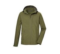killtec Homme Veste softshell/outdoor avec capuche KOS 103 MN SFTSHLL JCKT, grünes moos, M, 42814-000