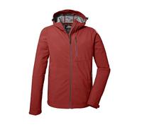 killtec Homme Veste Softshell/veste D'extérieur Avec Capuche KOS 259 MN SFTSHLL JCKT, Brick Red, XXL EU