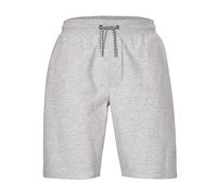 killtec Hommes Bermudas Sweat GS 65 MN BRMDS GOTS, Light Grey Melange, 48, 41841-000