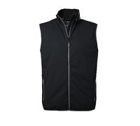killtec Hommes Gilet fonctionnel 2 couches/gilet avec col montant, pliable KOS 257 MN VST, black, L, 41365-000