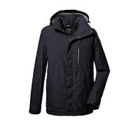 Killtec Hommes Veste fonctionnelle/veste d'extérieur avec capuche amovible KOS 256 MN JCKT_CARLEB, dark navy, L, 41364-000