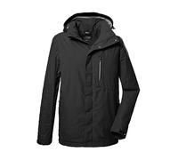 Killtec Hommes Veste fonctionnelle/veste d'extérieur avec capuche amovible KOS 256 MN JCKT_CARLEB, dark anthracite, S, 41364-000