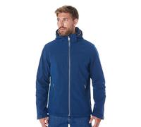killtec Hommes Veste softshell/veste d'extérieur avec capuche amovible Herren Softshelljacke, dunkelblau, L, 41114-000