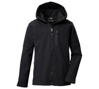 killtec Garçon Veste softshell avec capuche KOW 226 BYS SFTSHLL JCKT, schwarz, 140, 43515-000