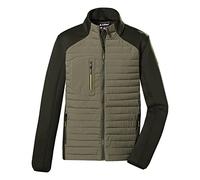 Killtec (KILAH) Men's Veste matelassée/veste hybride à col montant KOW 33 MN JCKT, boue noire, XL, 38637-000