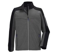 Killtec (KILAH) Men's Veste polaire/veste power stretch avec col montant KOW 32 MN FLX JCKT, gris moyen, XXL, 38635-000