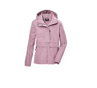 killtec KOS 149 GRLS Jckt Fonctionnelle est imperméable/la Veste avec Capuche, Rose, 8-9 Ans Fille