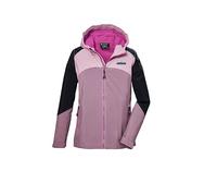 killtec KOS 150 GRLS Jckt Fonctionnelle est imperméable/Veste de Pluie avec Capuche, Rose Wood, 164 cm Fille