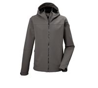 Killtec KOS 482 MN SFTSHLL JCKT Veste softshell à capuche pour homme | Veste d'extérieur, imperméable, coupe-vent, capuche fixe réglable en longueur, deux poches principales, protège-menton