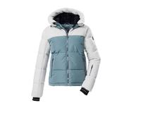 Killtec Ksw 111 Wmn Ski Qltd Jckt Veste matelassée/fonctionnelle en aspect duvet avec capuche et jupe pare-neige amovible Femme