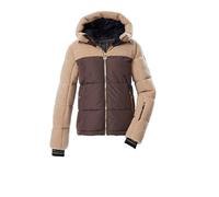 killtec Ksw 111 Wmn Ski Qltd Jckt Veste matelassée/fonctionnelle en aspect duvet avec capuche et jupe pare-neige amovible Femme