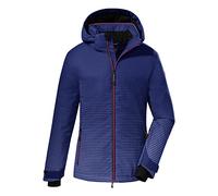 Killtec Ksw 158 Grls Jckt Veste de Ski avec Capuche et Jupe Pare-Neige, Bleu Moyen, 8-9 Ans Fille
