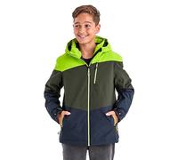Killtec KSW 161 BYS Jckt Veste de Ski avec Capuche et Jupe Pare-Neige, Vert Pomme, 8-9 Ans Garçon