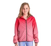 Killtec Mädchen Lyse GRLS JCKT A Funktionsjacke/Regenjacke mit Kapuze, packbar, neon-Coral, 152