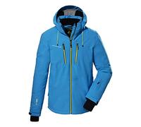 Killtec Male Veste de ski/veste fonctionnelle avec capuche amovible et pare-neige KSW 44 MN SKI JCKT, sky-blue, S, 38698-000