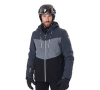 killtec Men´s Ksw 45 Mn Jckt Veste De Ski/veste Fonctionnelle Avec Capuche Amovible Et Pare-neige, Dark Anthracite, 4XL EU