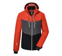 killtec Men´s Ksw 45 Mn Jckt Veste De Ski/veste Fonctionnelle Avec Capuche Amovible Et Pare-neige, Dark Orange, 4XL EU
