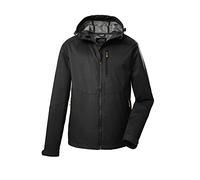 killtec Men's Veste softshell/veste d'extérieur à capuche KOS 84 MN SFTSHLL JCKT, black, L, 39142-000
