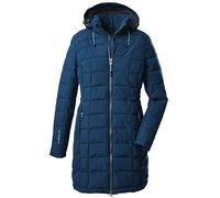 Killtec Skane WMN Quilted PRK Parka en Duvet avec Capuche zippée Womens, Bleu foncé, 46