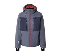 killtec Homme Veste de ski/fonctionnelle avec capuche détachable et jupe pare-neige KSW 47 MN SKI JCKT, stahl, XL, 43436-000