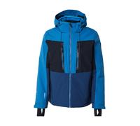 Killtec Homme Ksw 48 Mn Jckt Veste De Ski Fonctionnelle Avec Capuche Détachable Et Jupe Pare-neige, Mid Blue/black Blue Melange/dark Blue, XL EU