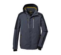 killtec Homme Ksw 69 Mn Jckt Veste De Ski Fonctionnelle Avec Capuche Amovible Et Jupe Pare-neige, Dark Steel Blue, XL EU