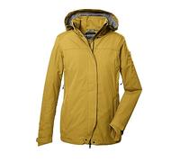 Killtec Women´s Kos 11 Wmn Jckt Veste Fonctionnelle/veste D'extérieur Avec Capuche Amovible, Dark Yellow, 38 EU