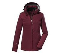 Killtec Women´s Kos 133 Wmn Jckt Veste Fonctionnelle/veste D'extérieur Avec Capuche Amovible, Wine Red, 38 EU
